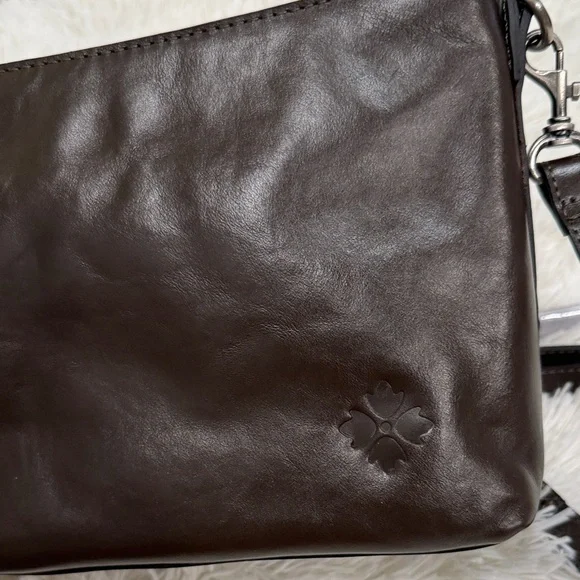 Patricia Nash Dark Brown Leather Crossbody Bag - Picture 8 of 10